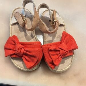 H&M Kids Sandals with Bright Red Bow